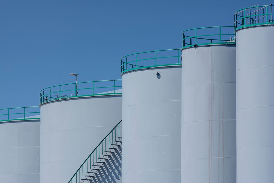 Petroleum storage tanks